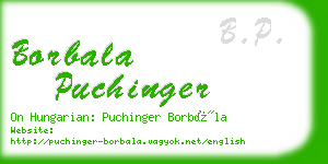 borbala puchinger business card